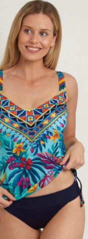 Top tankini Sunset Frida Corte pico