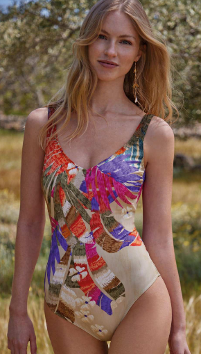 Top Tankini Nature Corte pico