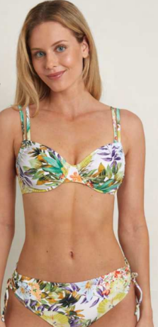 Top Bikini Zen Garden Con aro y tirante doble