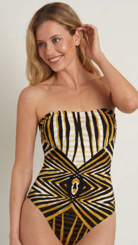 Bañador Gold,Black&White Salvaje Palabra de honor